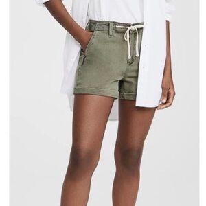 Women's Olive Green Shorts